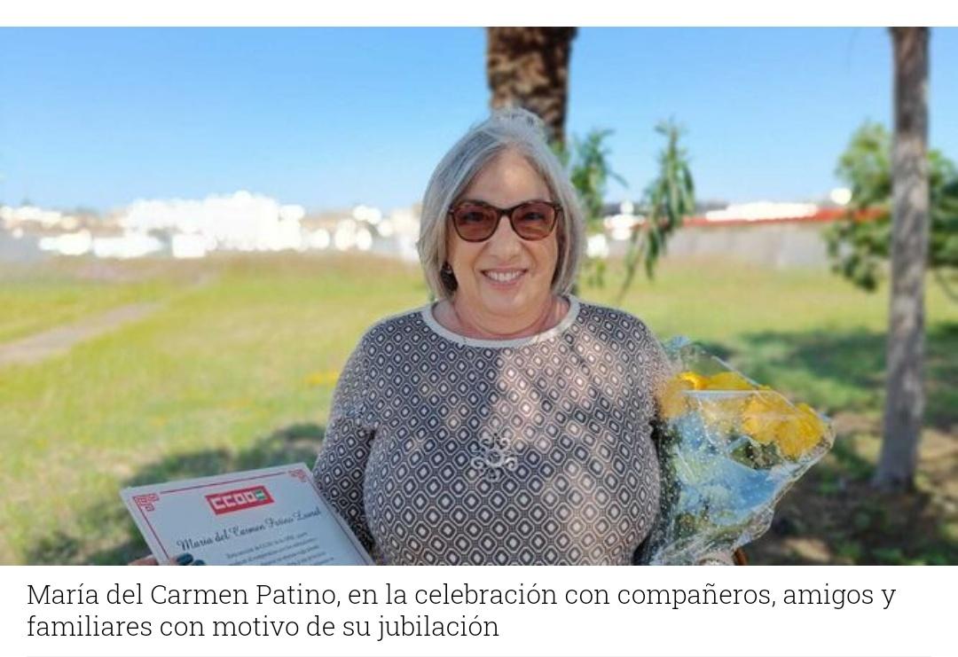 ccooandalucia's tweet photo. 🌐ACTUALIDAD | 👮‍♀️Mª Carmen es la mujer policía portuaria más antigua de España.
💪Una vida de trabajo, de compromiso y de lucha en la defensa de los derechos de las personas trabajadoras.
➕️Más información: https://t.co/fSaOQIlPti https://t.co/MkZ4egO67d