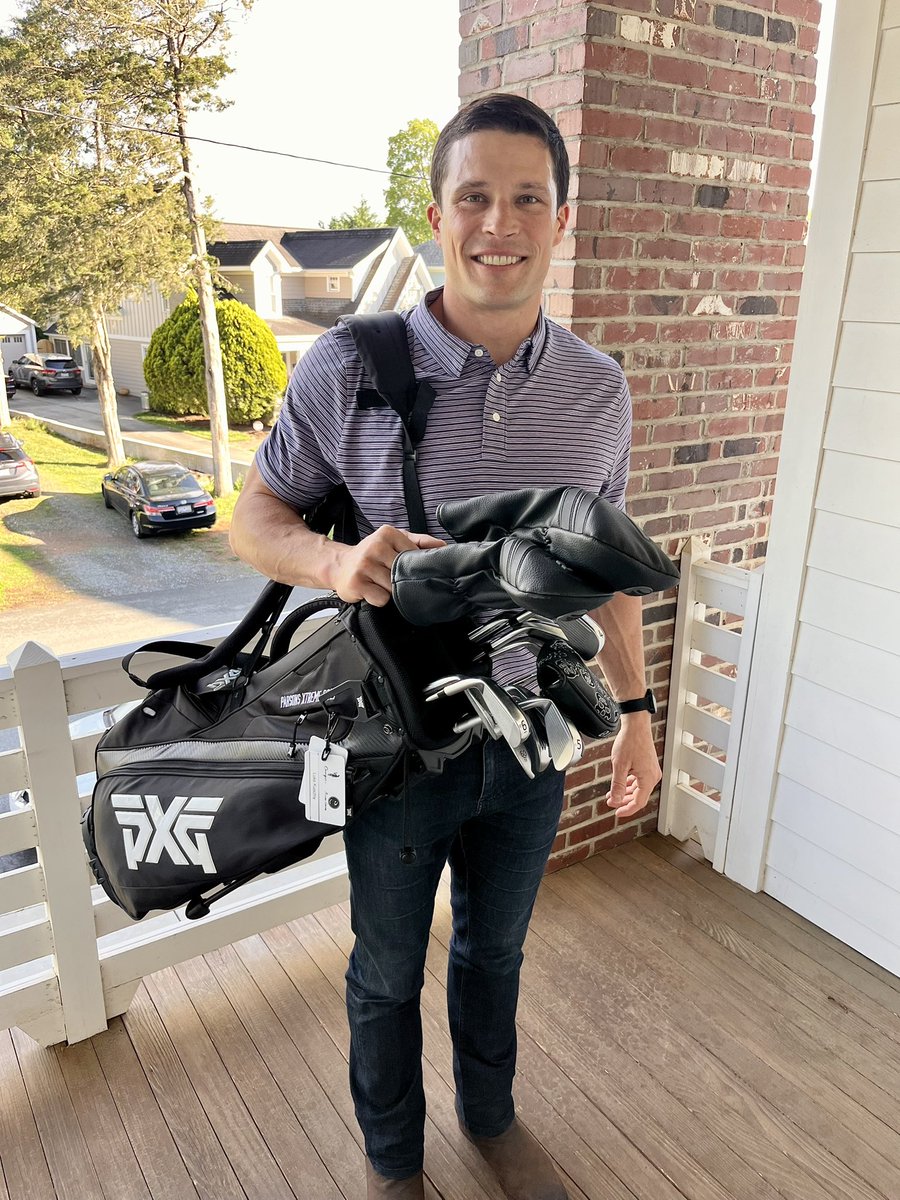 Thanks @PXG for stepping my game up! I’m excited for some summer golf with my new clubs ! #pxgtroops