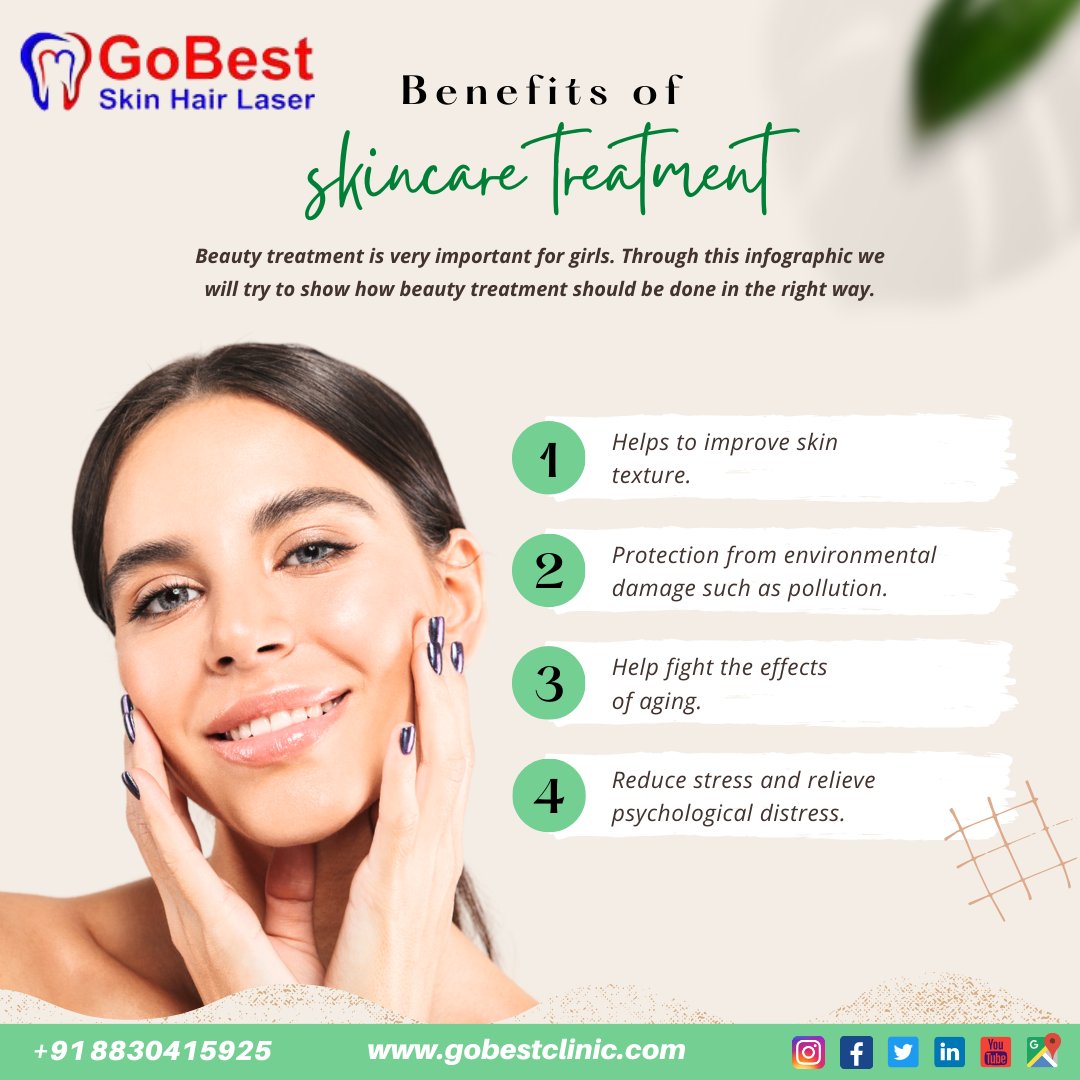 Benefits of Skin Care Treatment 

📞 Book an appointment now

Call: +91 8830415925
.
.
#Skincare #GlowingSkin #SkincareRoutine #HealthySkin #Beauty #SelfCare #NaturalSkincare #SkincareTips #SkincareGoals #SkincareProducts #ClearSkin #BeautyRoutine #SkincareCommunity #SkinHealth