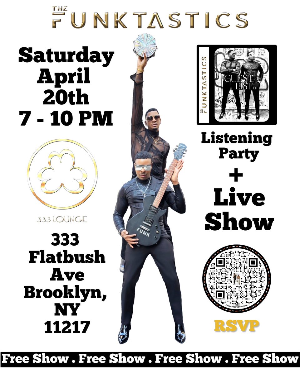 New York! Come hang out with US this Saturday! Free Event RSVP here ➡️ partiful.com/e/l9lXJZIkjrmH… 🕺🏽🕺🏽 #Brooklyn #NewYorkCity #NYC #nyceventa #nycconcerts #NewYorkTimes #free #barclaycenter #flatbush #flatbushave #Prince #MichaelJackson #Parties #NYCparty #brooklynbridge #dumbo
