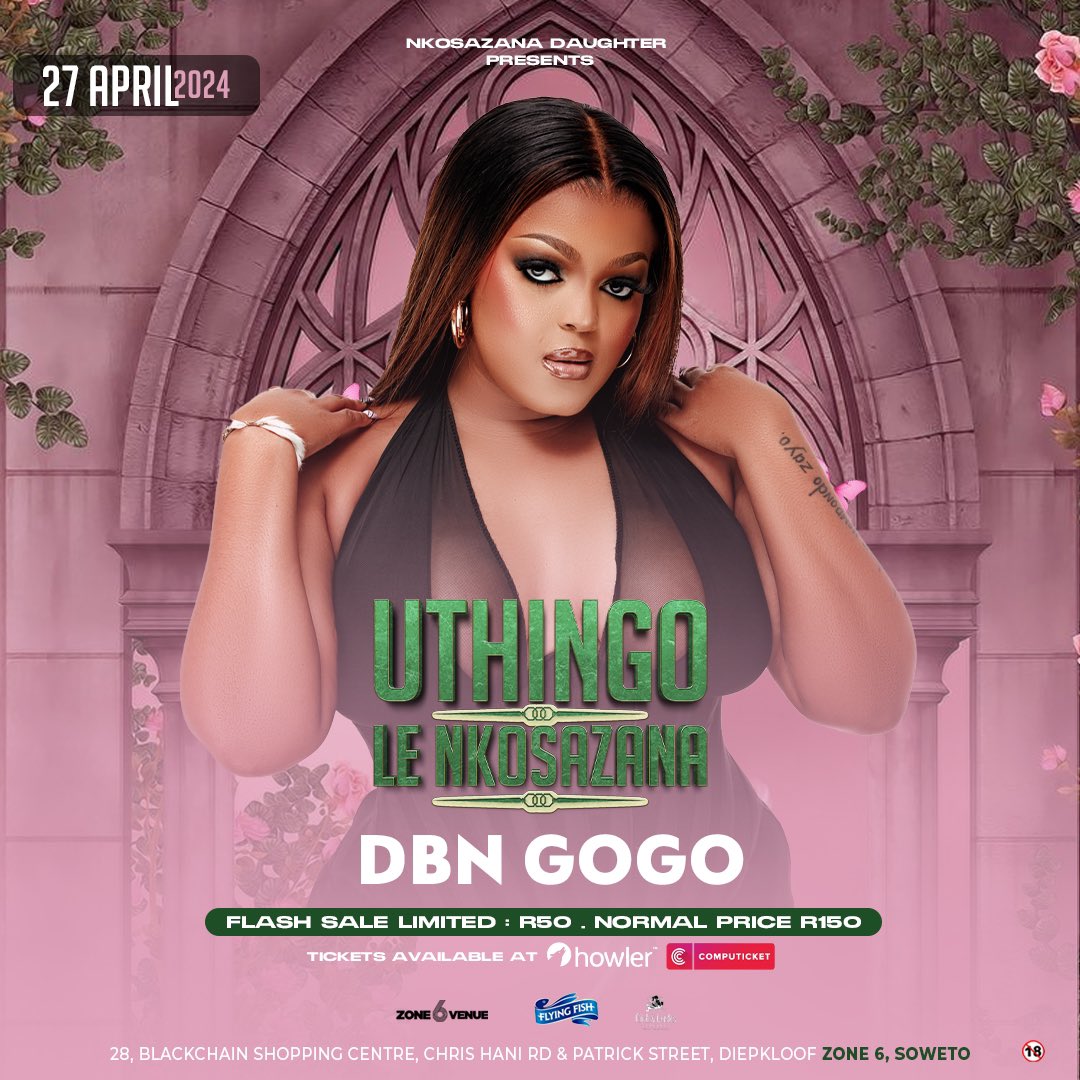 Uthingo Le Nkosazana by @NkosazanaNzama Live! At The6 featuring @DBNGOGO 🥹 Tickets available @Computicket howler.co.za/events/uthingo…