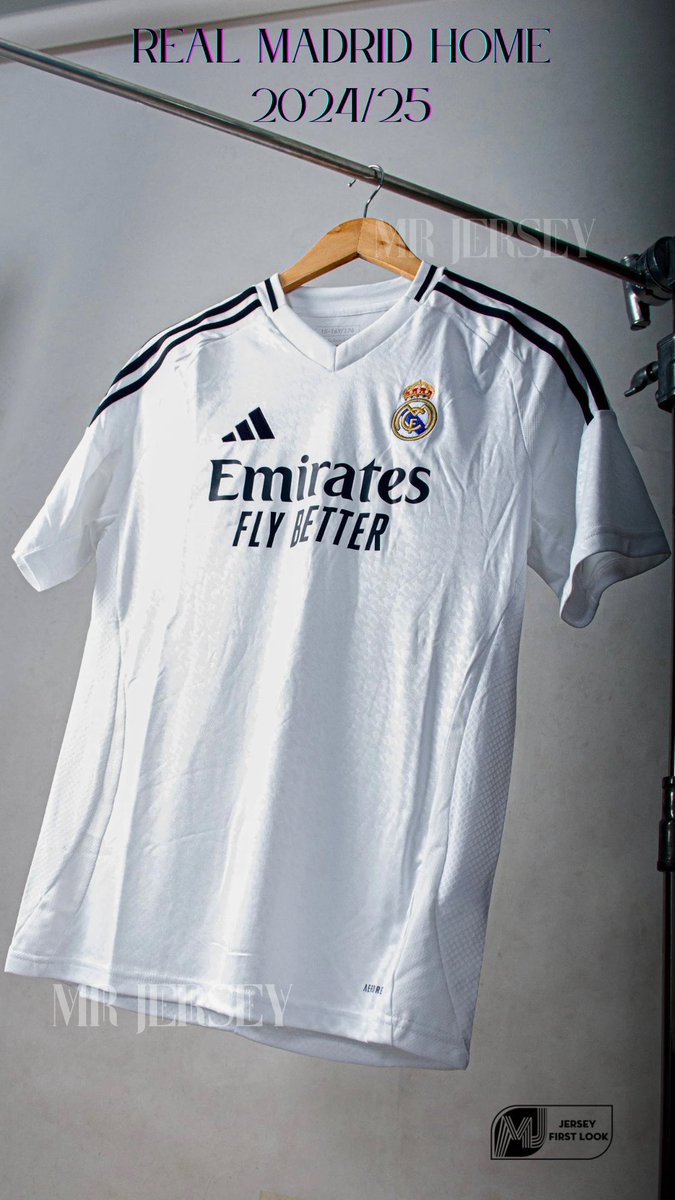 🗞️ #Kitnews from Spain as an image of what’s thought to be the new 2024-25 #RealMadrid home jersey made by #adidasFootball has appeared online. 📸 thekitman.co.uk/real-madrid-20… Credit @ityty23 👍🏻 #TheKitman 👕 #HalaMadrid #realmadridcf
