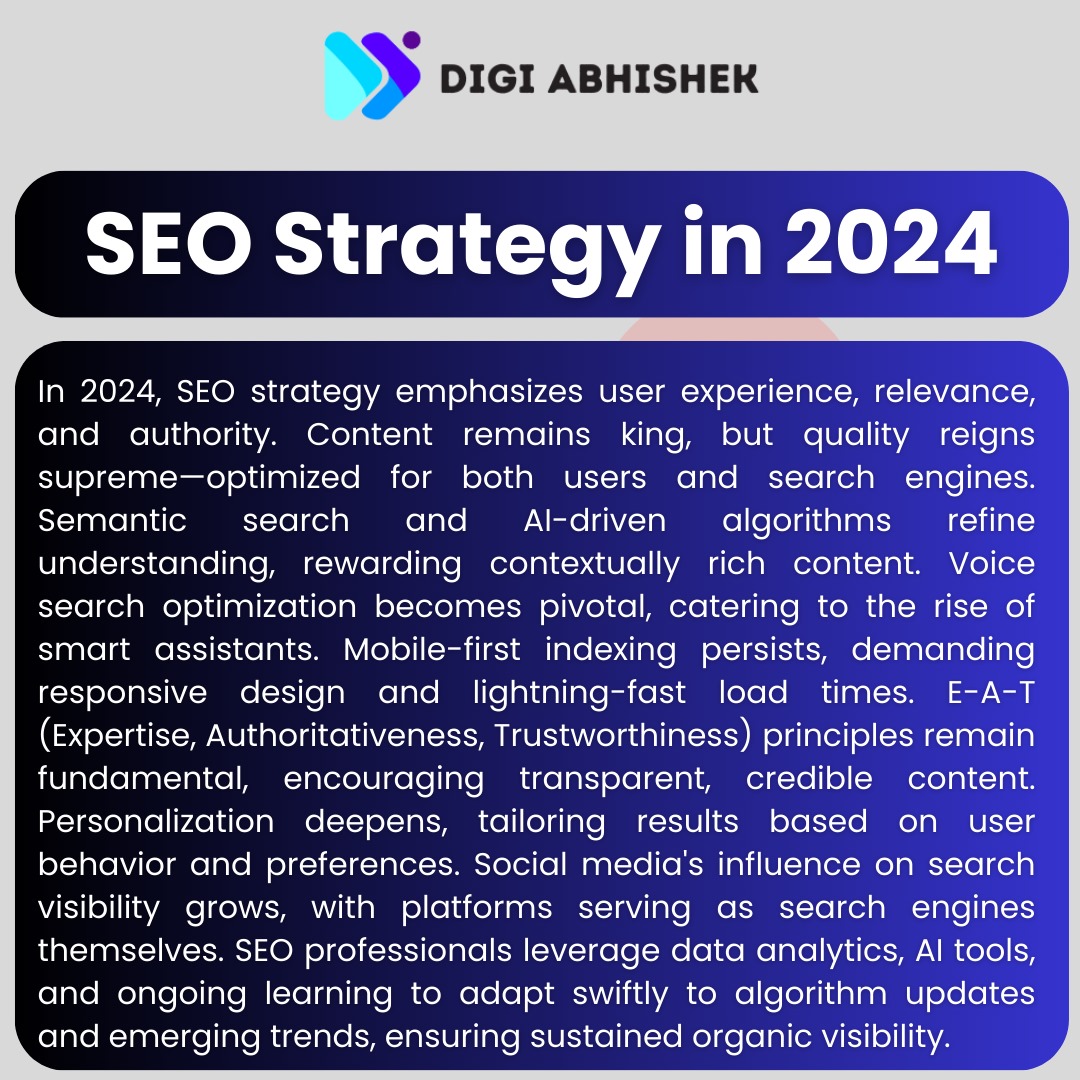 SEO Strategy in 2024
. 
. 
#seo #seostrategy #seo2024 #17april2024 #todaypost