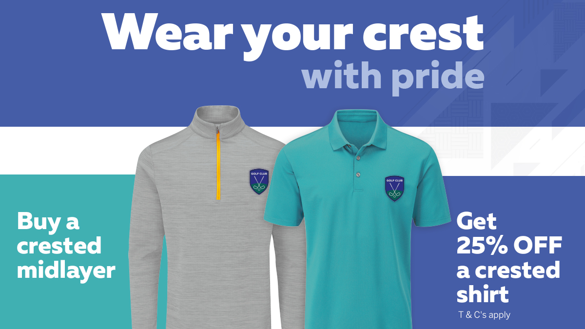 Love wearing the Banstead Downs Golf Club crest? Well, if you buy a club-crested mid-layer in-store, you’ll get 25% OFF a crested shirt 👌 👉 fg1.uk/5505-Q865773