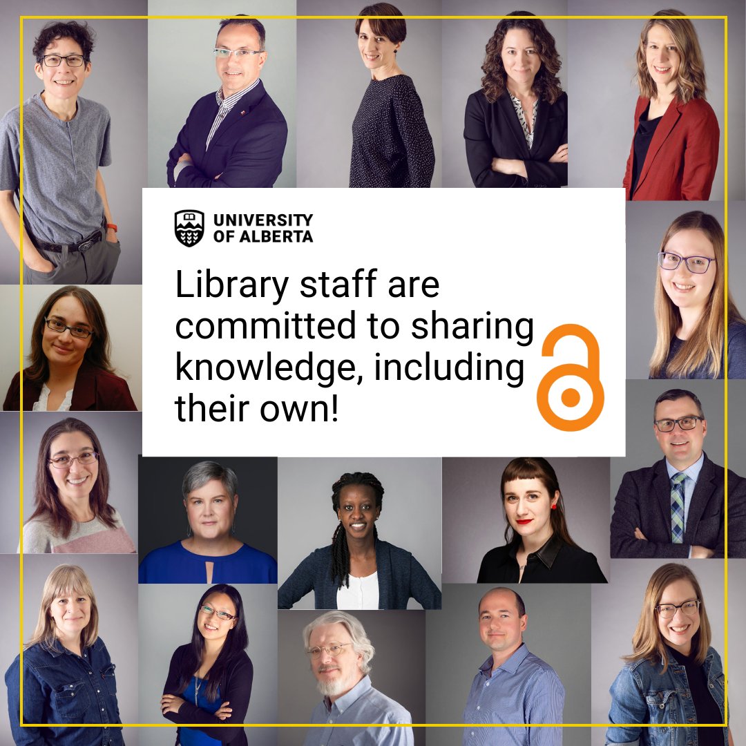 Librarians at #UAlberta have long recognized the importance of having unrestricted public access to research & educational materials. That’s why we, like our research library peers, passed a Position Statement on #OpenAccess in April 2023: Full details: news.library.ualberta.ca/blog/2024/04/1…