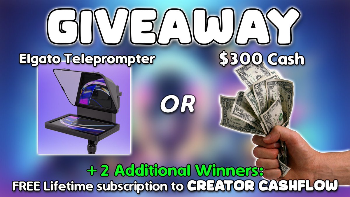 🚀 CREATOR CASHFLOW LAUNCH GIVEAWAY🚀

To enter:

  - Like + Retweet This Post
  - Follow @CashflowCreate 
  - Tag 2 Friends

Ends 4/24/2024 - Goodluck! 

⬇️ More entries below ⬇️