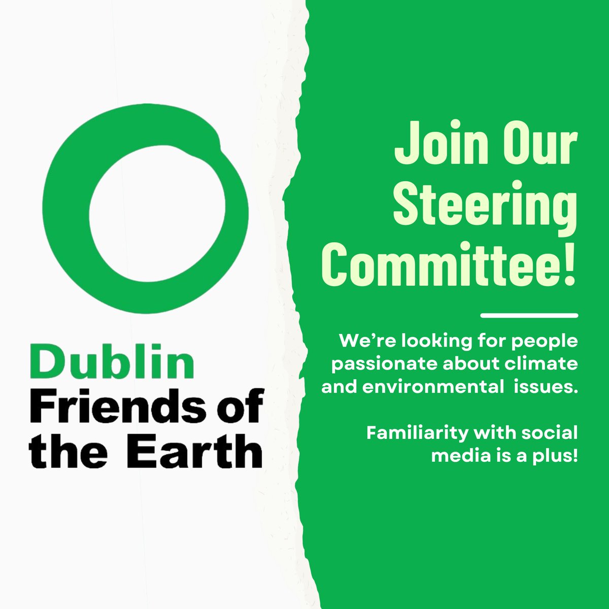 DublinFOE's tweet photo. 📣We are expanding our Steering Committee!

🌳🌍Are you passionate about the climate and environmental issues?

📍Are you missing the local ways to make an impact closer to home in Dublin?

🤝We would love to invite you to our Steering Committee! https://t.co/lxF3BqgXmB