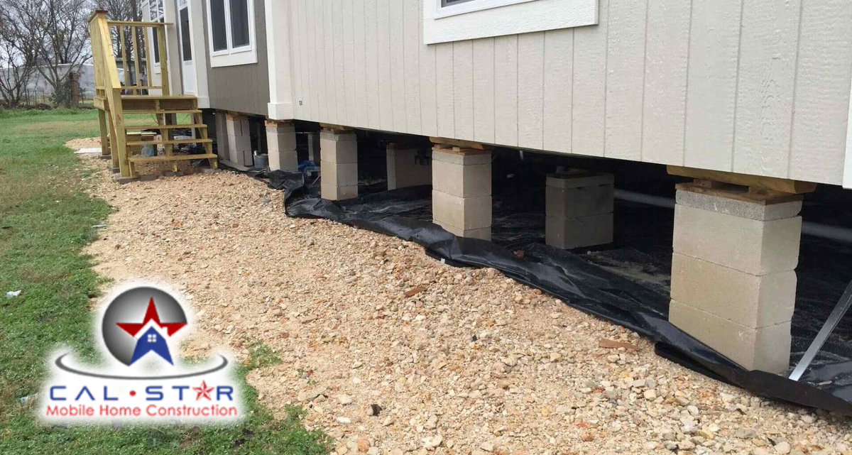 Over time, issues like settling or shifting can occur, affecting its stability. With our Mobile Home Foundation Repair Services at CalStar Mobile, ensure your home stands strong for years to come! #mobilehome #foundationrepair 🔧💼