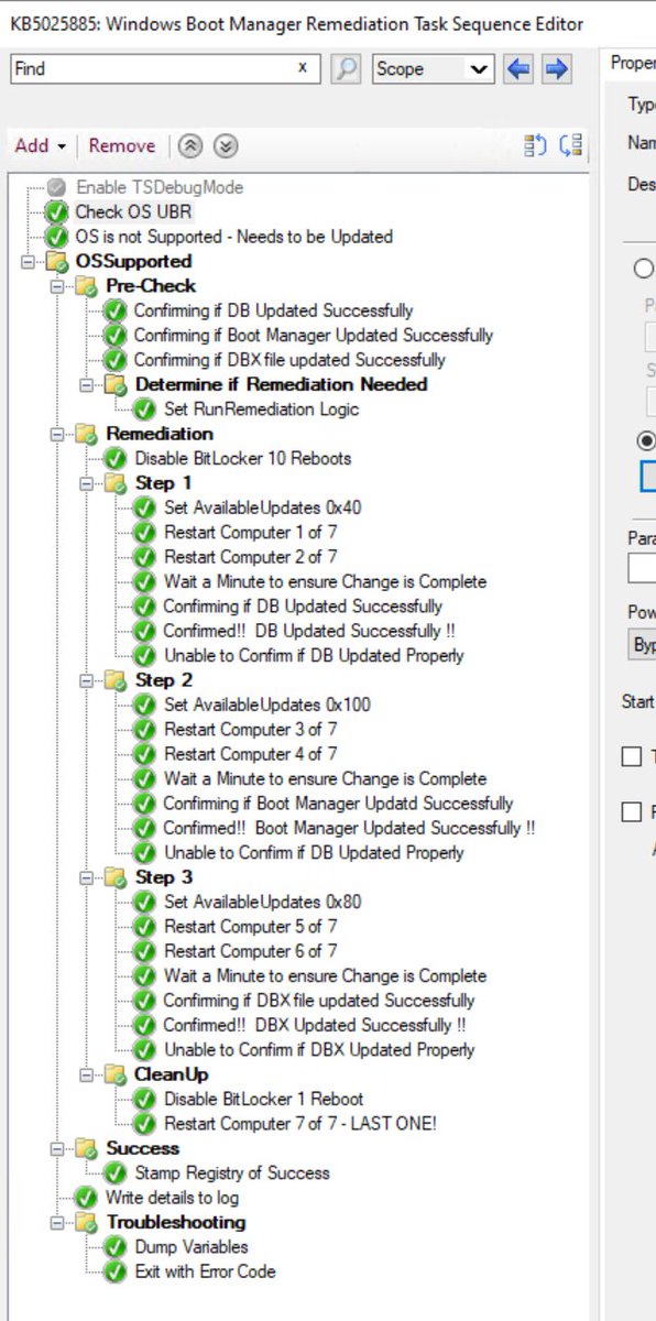 Thanks to @miketerrill, new version has been uploaded with a few enhancements. 

Please do test.  I've done a few more and all seems well. 

Each of the 3 checks are completely independent of the event logs, so no need to worry about event log rollover.

#ConfigMgr #SCCM