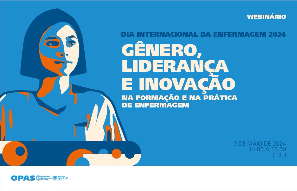 whoccnm's tweet photo. International Nurses Day 2024: Gender, Leadership, and Innovation in Nursing Education and Practice
Webinar 
🗓️9 May 2024 at 2:00 pm (EDT)
📍 Zoom
 
There will be simultaneous interpretation in English, French, Spanish and Portuguese. https://t.co/WG1kp4hkF7
