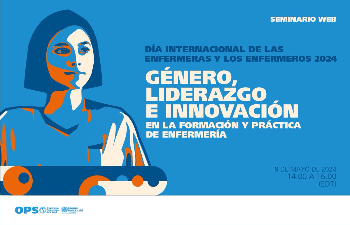whoccnm's tweet photo. International Nurses Day 2024: Gender, Leadership, and Innovation in Nursing Education and Practice
Webinar 
🗓️9 May 2024 at 2:00 pm (EDT)
📍 Zoom
 
There will be simultaneous interpretation in English, French, Spanish and Portuguese. https://t.co/WG1kp4hkF7