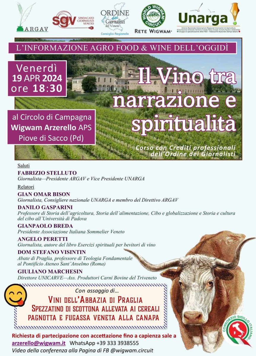Corso di formazione per giornalisti aperto al pubblico (previa registrazione) venerdì 19 aprile (ore 18:30) ad Arzerello di Piove di Sacco (Pd) organizzato da <a href="/ARGAVeneto/">GiornalistiARGAV</a> e <a href="/ODGVeneto/">ODGVeneto</a> <a href="/VenetoStampa/">Sindacato Giornalisti Veneto</a>. Ti aspettiamo!!! <a href="/EfremTassinato/">Efrem Tassinato</a>