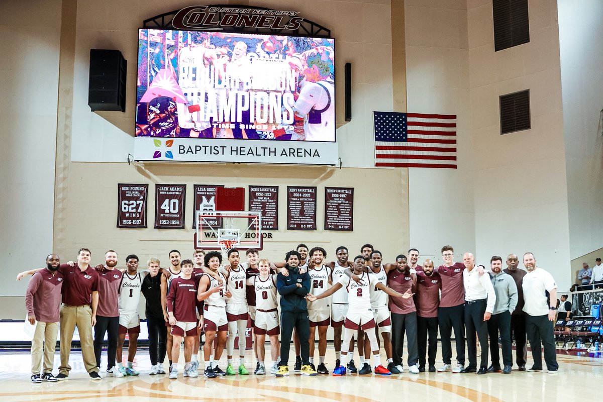 Winning the ASUN Championship was a special journey. People like you make that journey possible. On Giving Day, your contribution can help us make it 2 in a row in 2025! 🏆👉 go.eku.edu/give-Bball #GiveBigE | #𝗠𝗼𝘀𝘁𝗘𝘅𝗰𝗶𝘁𝗶𝗻𝗴𝟰𝟬𝗠𝗶𝗻𝘂𝘁𝗲𝘀𝗜𝗻𝗦𝗽𝗼𝗿𝘁𝘀