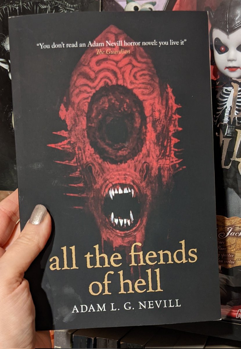 Bookmail yesterday. all the fiends of hell by @AdamLGNevill ! #BookTwitter #bookmail #horrorfiction
