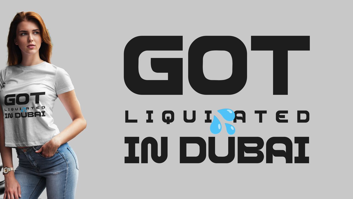 Did you get wet? Show everyone with the official GOT LIQUIDATED IN DUBAI shirt💦 👉 gear.beefy.com/products/liqui…