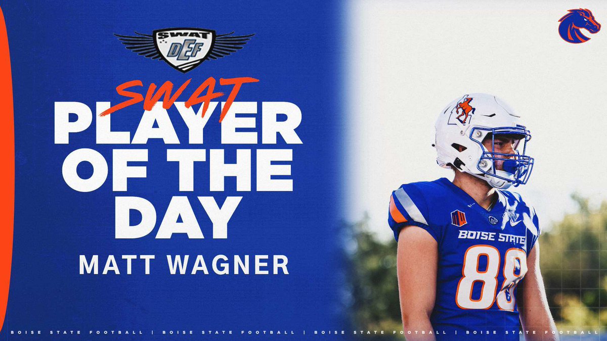 CoachCollins46's tweet photo. The group of @BoenPhelps @mattwagner648 and @ColeMiller31 were DEF all spring! They are the SWAT Players of the Day for Practice #14 #BleedBlue #BuiltDifferent #SWATOnTheReady https://t.co/flp2VwlKKv