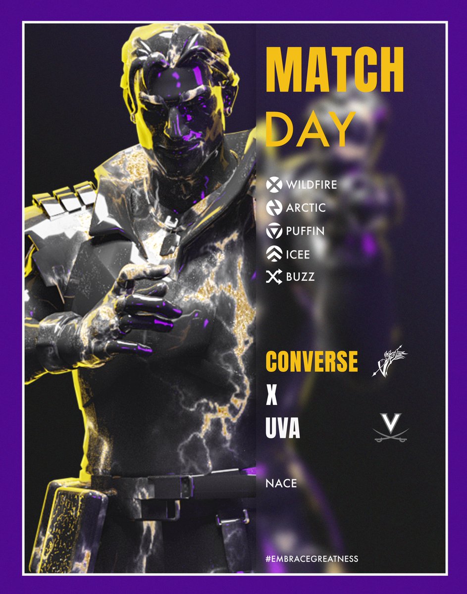 We don't stay down long. Val Purple is facing off against UVA in NACE playoffs to continue their run tonight! #GoValkyries #EmbraceGreatness