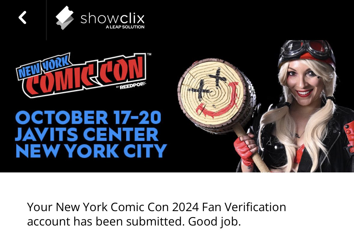 One can always live in hope! @NY_Comic_Con holds a very special place in my heart and I’d LOVE to go back again this year… all things willing!