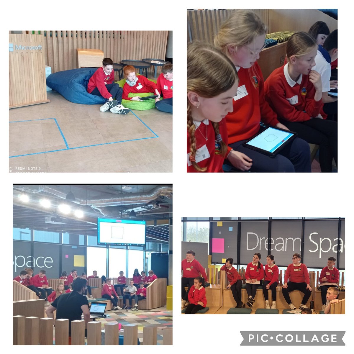 An incredible day of learning and fun for 5th class today at @MicrosoftEDU DreamSpace. Huge thanks to @MichaelB_Edu for an excellent day for !! #computationalthinking #futurecoders @MervynCunningha