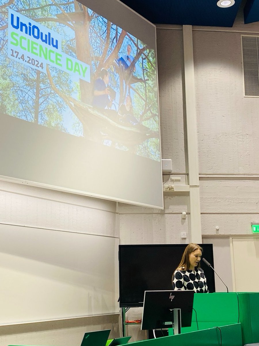 Infotech director @BlueMarja concluded the UniOulu Science Day by highlighting the importance of interdisciplinary discussions and cross sectional collaboration. Honor to be part of ogranizing this great day!#HybridIntelligence