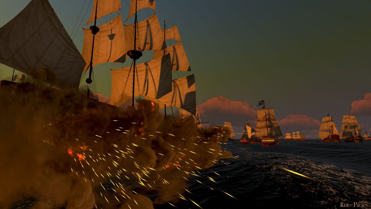 Hi Everyone!  
Some massive fleet battles getting tested currently. 🏴‍☠️ 

Wishlist here: buff.ly/47PQbuj 

#indiegamedev #screenshots #pirategame #solodev #wishlist