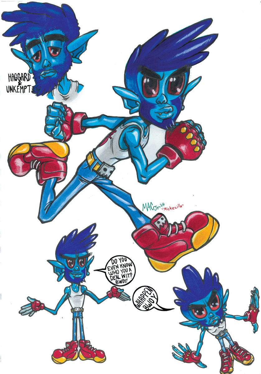 This is some random sketches I did of Dirk the Duppy with Copic Markers.

#dirktheduppy #mickezilla #markers
#copicmarkers #sketch