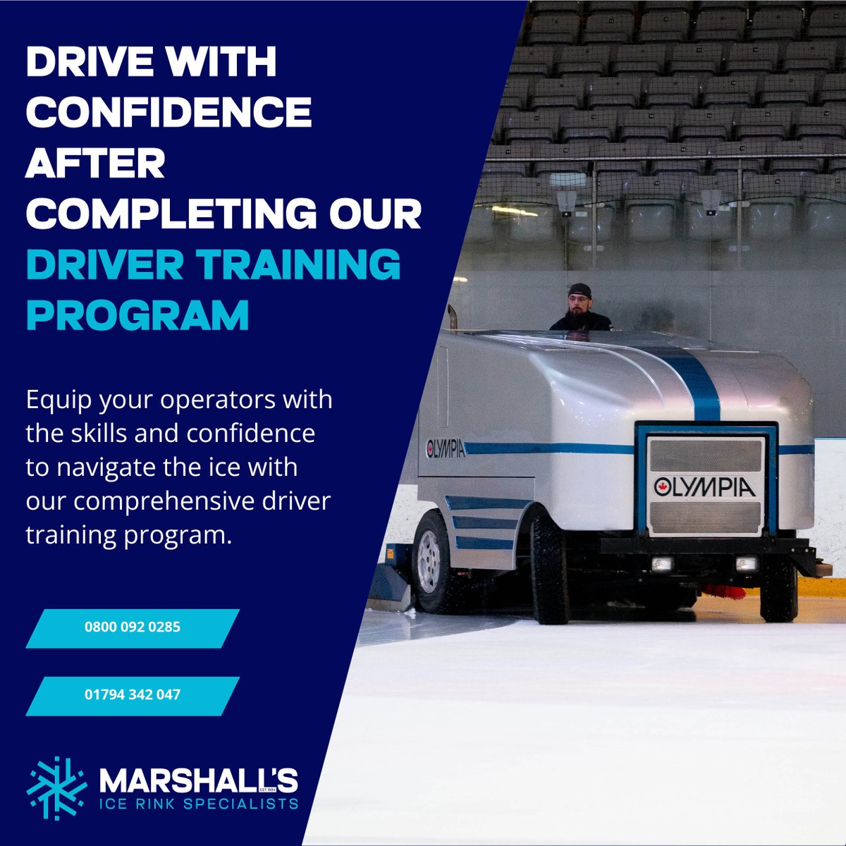 marshalls_int's tweet image. 🚜👨‍🔧 Equip your team with the skills they need to navigate the ice safely and efficiently with Marshalls&apos; driver training program. 

Our comprehensive courses ensure that your operators are confident and capable.

marshallsinternational.com/driver-training 

#SkilledOperators #IceSafety