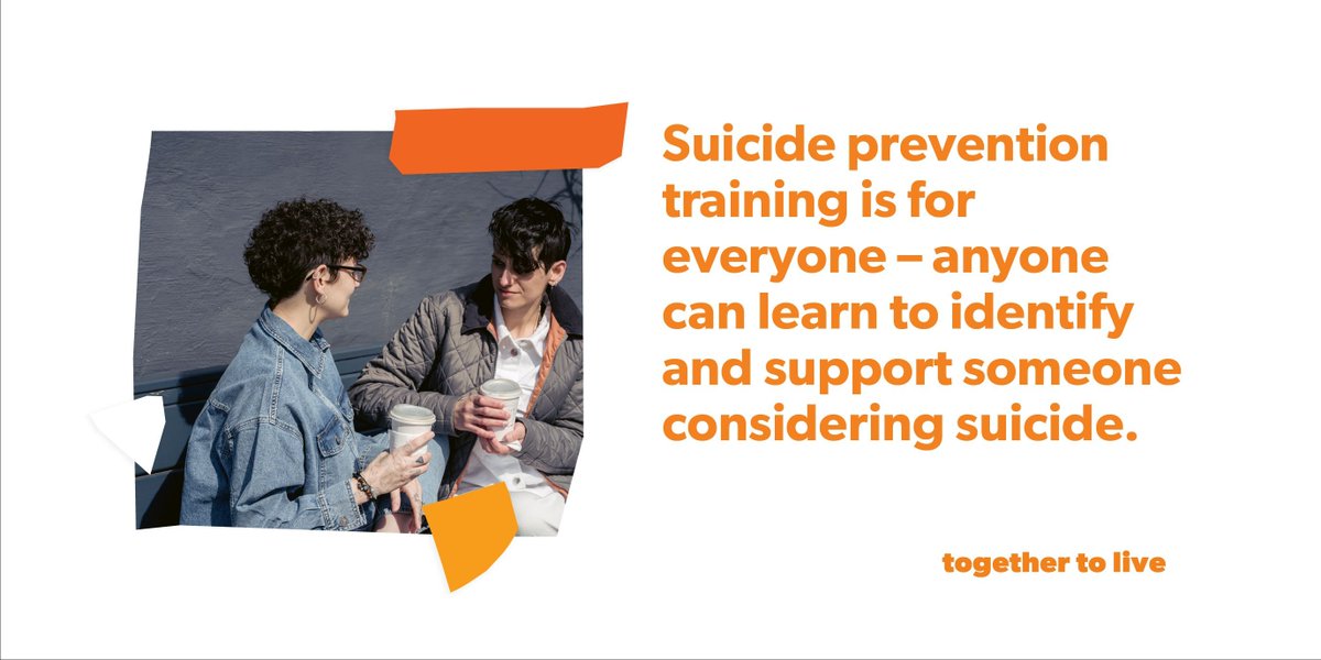 Varying levels of suicide prevention training are relevant for people playing different roles in a community. Training isn’t just for professional caregivers. buff.ly/2UZ7V77