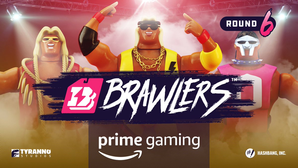 🕒 FINAL ROUND: @Amazon Prime Gaming x Brawlers! This is it—ROUND 6, the final showdown between @bc_brawlers & @PrimeGaming ends TODAY! Don't miss out on exclusive Brawlers loot & your last shot at an epic giveaway from @Razer. Claim Now: go.tyranno.io/Prime-Gaming.