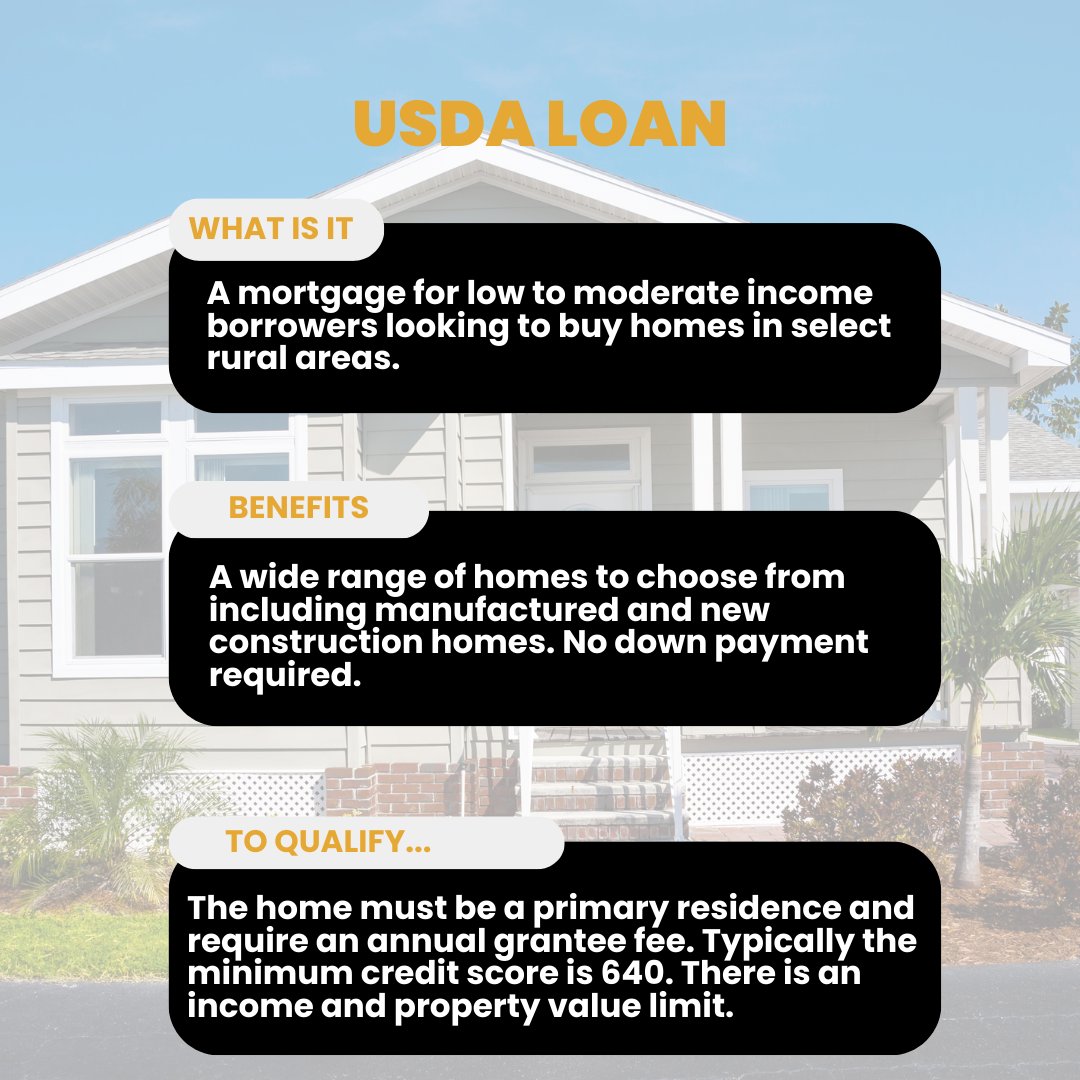 USDA Loans can be very useful for clients, especially those looking to buy in rural areas.

#JamesMortgage #JMTEAM #USDALOAN #KentuckyLender #EqualHousingOpportunity #HomeLoan #Mortgage #LoanOfficer