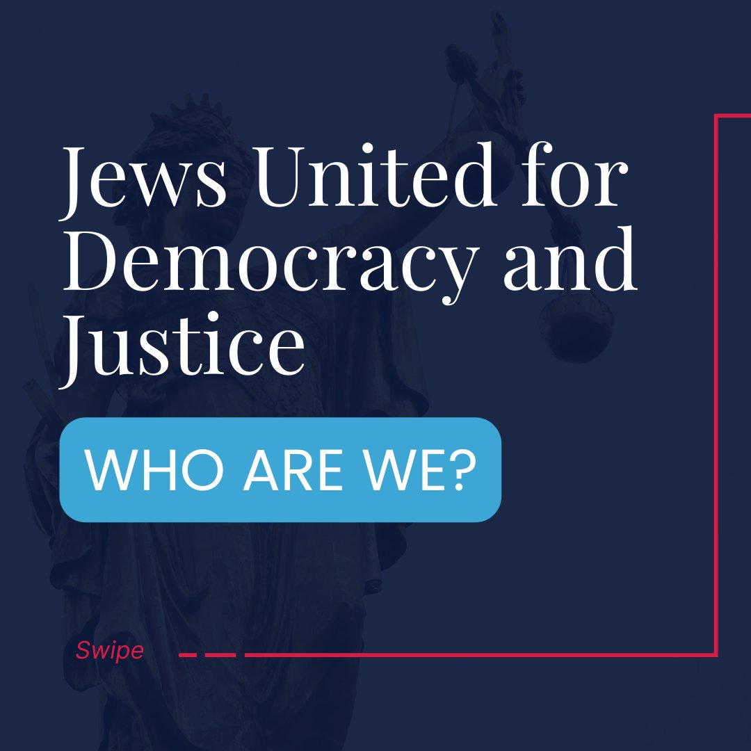 USAconvo's tweet image. Standing united for #democracy and #justice. JUDJ defends our #constitutionalprinciples and upholds the values that define us as a community 🇺🇸

OPEN THREAD to learn more about JUDJ.

Sign up for our newsletter on our website: jewsunitedfordemocracy.org