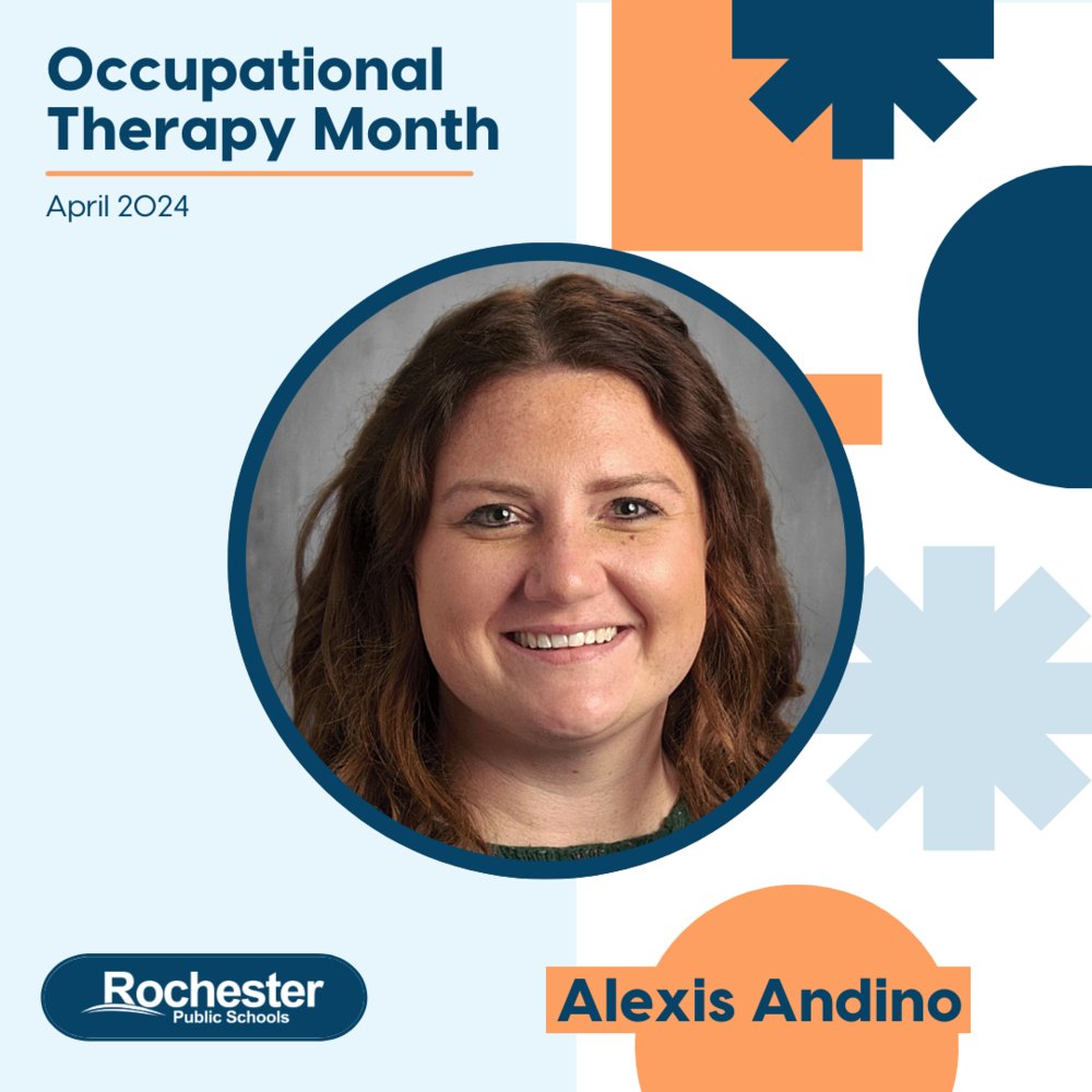 CHS_Rochester's tweet photo. Occupational Therapy Month Highlight: Alexis Andino https://t.co/LmSsXDU2uv https://t.co/ftiIdIyZZQ