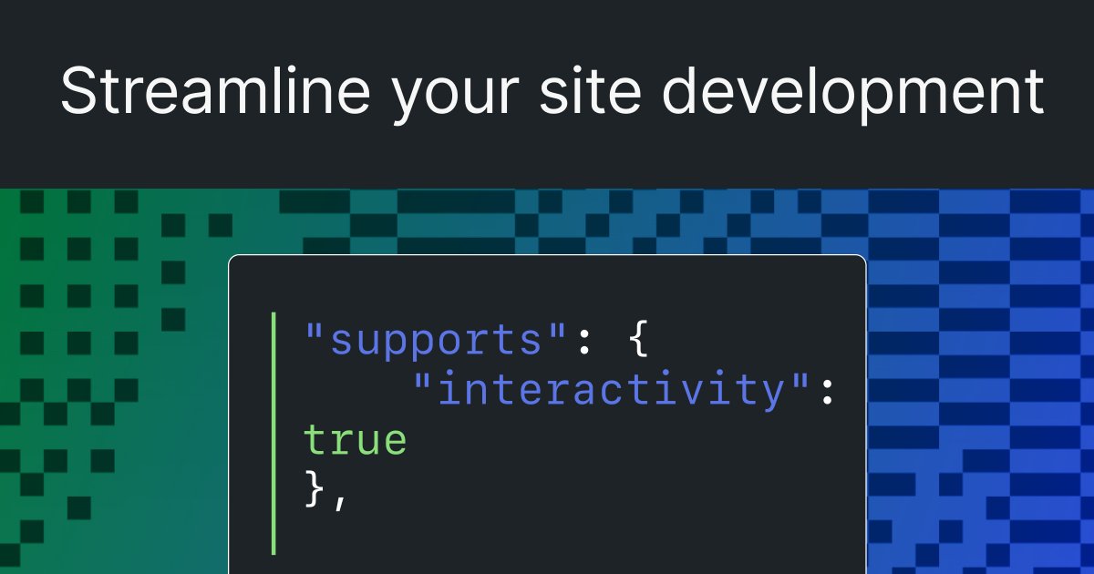 attn: devs 🧑‍💻 The @WordPress Interactivity API has been released! Try it out and let us know what you think about this newly standardized way to build interactive, dynamic elements on your site wp.me/pf2B5-fPM