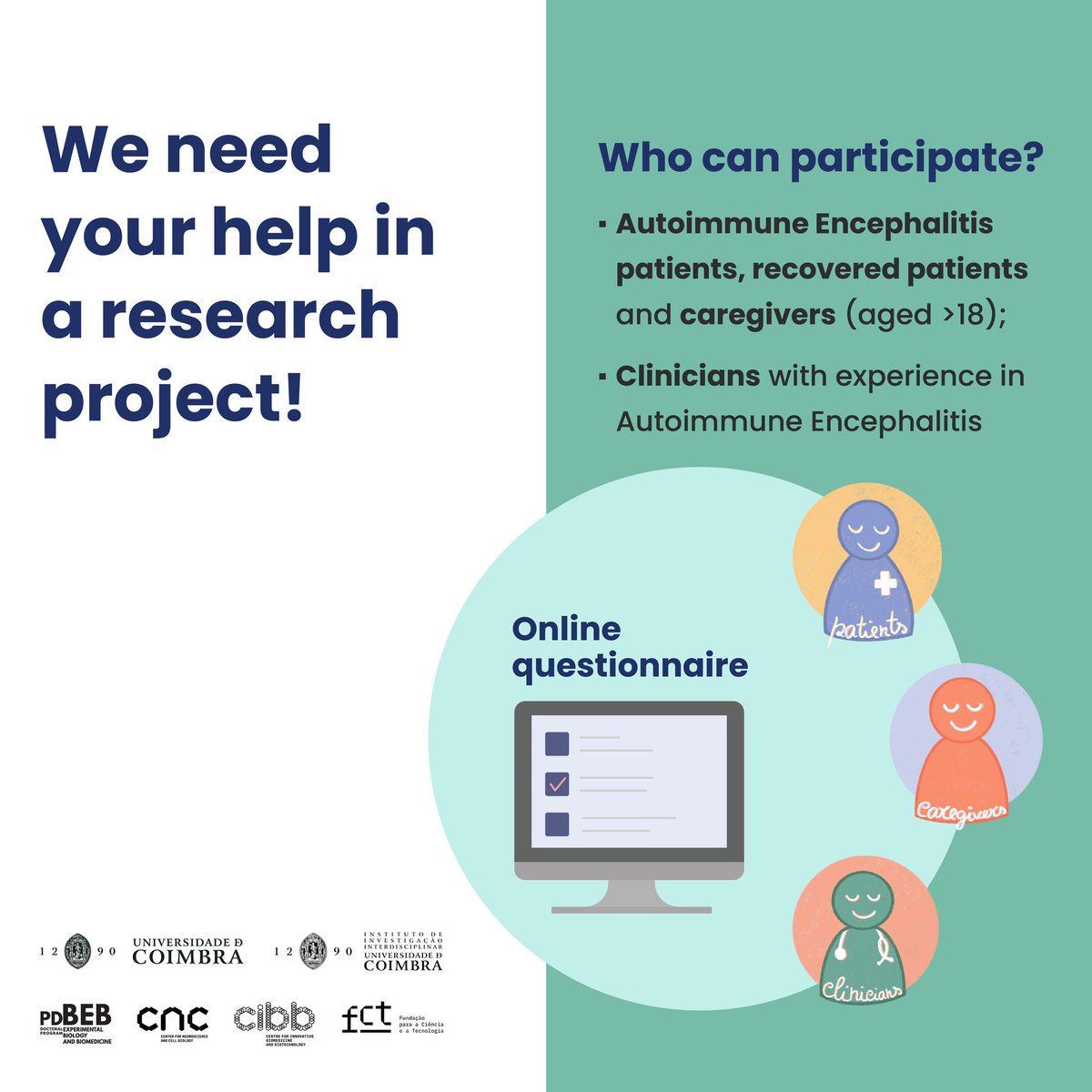 Have you been affected by autoimmune encephalitis or are you a clinician with experience of autoimmune #encephalitis? If yes, please consider taking a few minutes to fill in the below questionnaire encephalitis.info/online-questio…