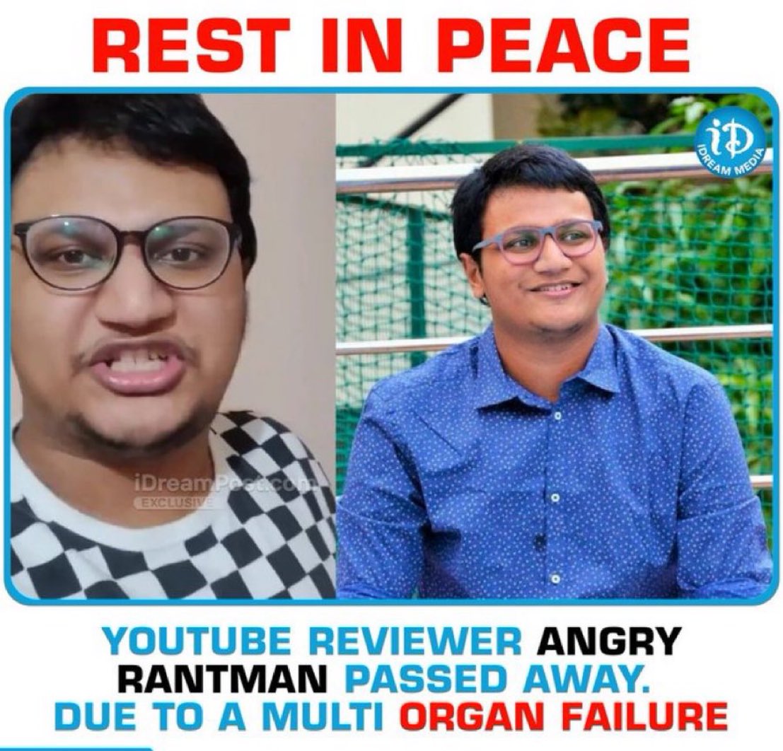 I enjoy his videos Even tho I don’t agree some of his opinions man he is funny and entertaining Can’t believe he is no more . . Miss you #AngryRantman #Rantman #RIPAngryRantMan
