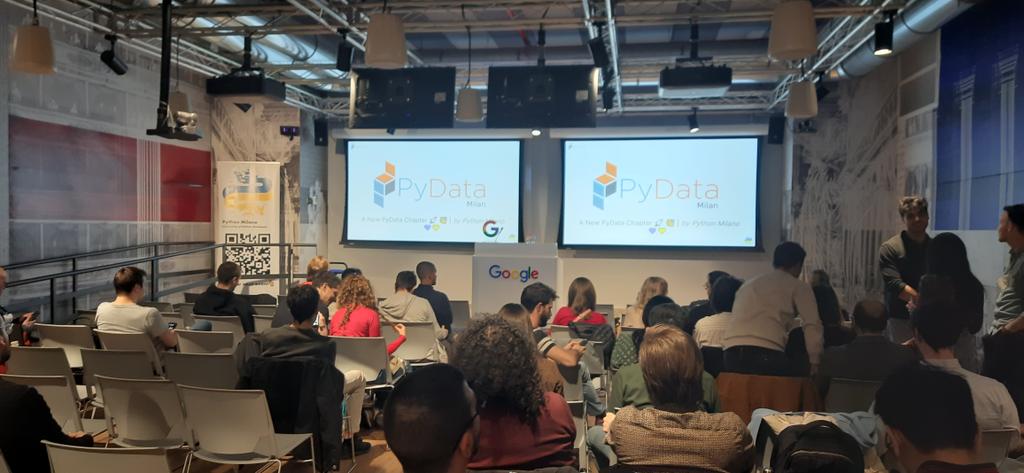 We are ready for PyData Milan # 3 at Google!