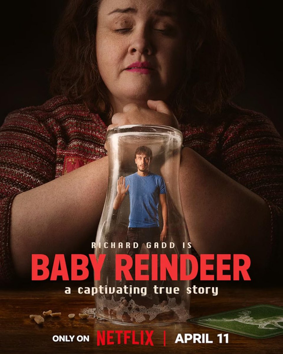 Aslında kurgu-dizi izlemem. Ancak Netflix'teki "Baby Reindeer", sarsıcı hikayesi, inişli çıkışlı psikolojik gerilimi, oyunculuk performanslarıyla mest etti. Bunda tabii Richard Gadd'in gerçek hayatından uyarlama olması da önemli etken. Tam festivallik dizi olmuş. #BabyReindeer
