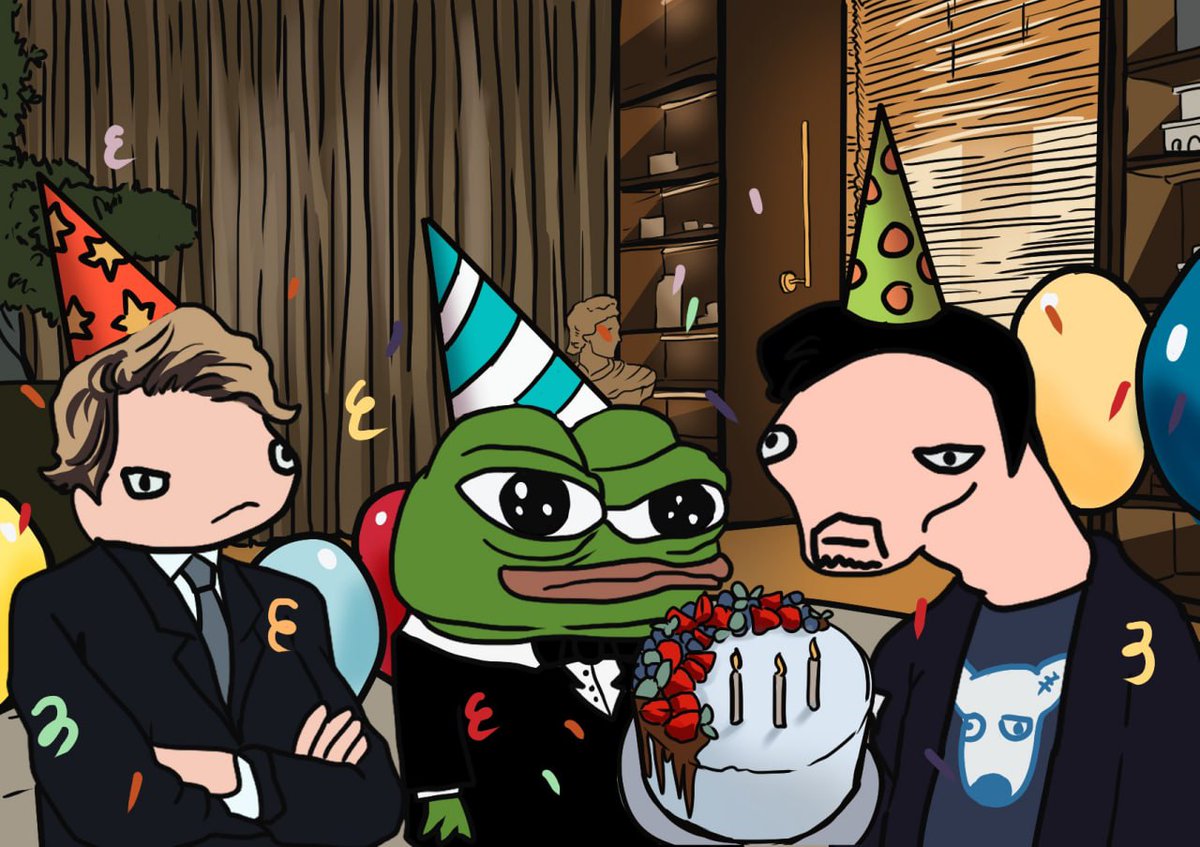<a href="/pepebirthday_/">PEPE BIRTHDAY</a> just launched and is on a dip rn. Hearing team is cooking with connecting to many other callers and KOLs. At 200k mc could be a decent risk/reward, after almost hitting 1mc.

Chart: dexscreener.com/solana/BDAYa9v…

CA: BDAYa9vCcoX7bWLDjq2ENYnW4kvE5G4qFrvJmzpth6dY
