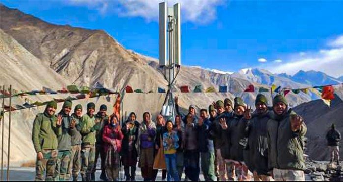 #Telecom connectivity reaches 14,931 Ft above sea level at #India’s first village, Kaurik and Guea, in Lahaul & Spiti District, #HimachalPradesh: Department of Telecommunications, Government of India

(ANI)