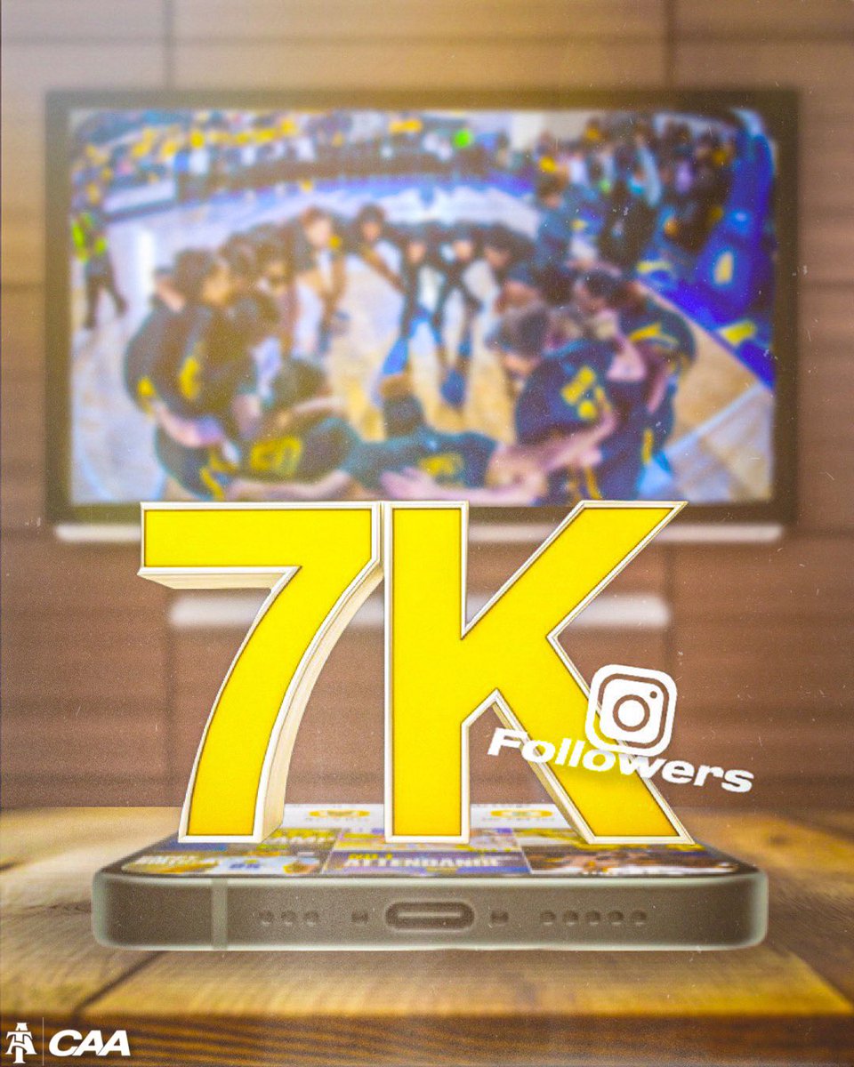𝐁𝐫𝐚𝐧𝐝 𝐁𝐎𝐎𝐌𝐈𝐍𝐆 📈👩‍💻 ⁣ ⁣⁣ 7000+ Instagram followers, & we’re definitely feeling the love! Follow the IG: instagram.com/ladyaggiewbb #AggieWBB💙💛 #Commit2Grit #WeAboveMe #LevelUp #BeUncommon⁣