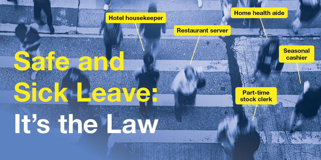 Reminder: If you work in NYC, you have a right to #SafeLeave if you or a family member may be the victim of any act or threat of domestic violence or unwanted sexual contact, stalking, or human trafficking. Know your rights: nyc.gov/workers #AwarenessHelpHope