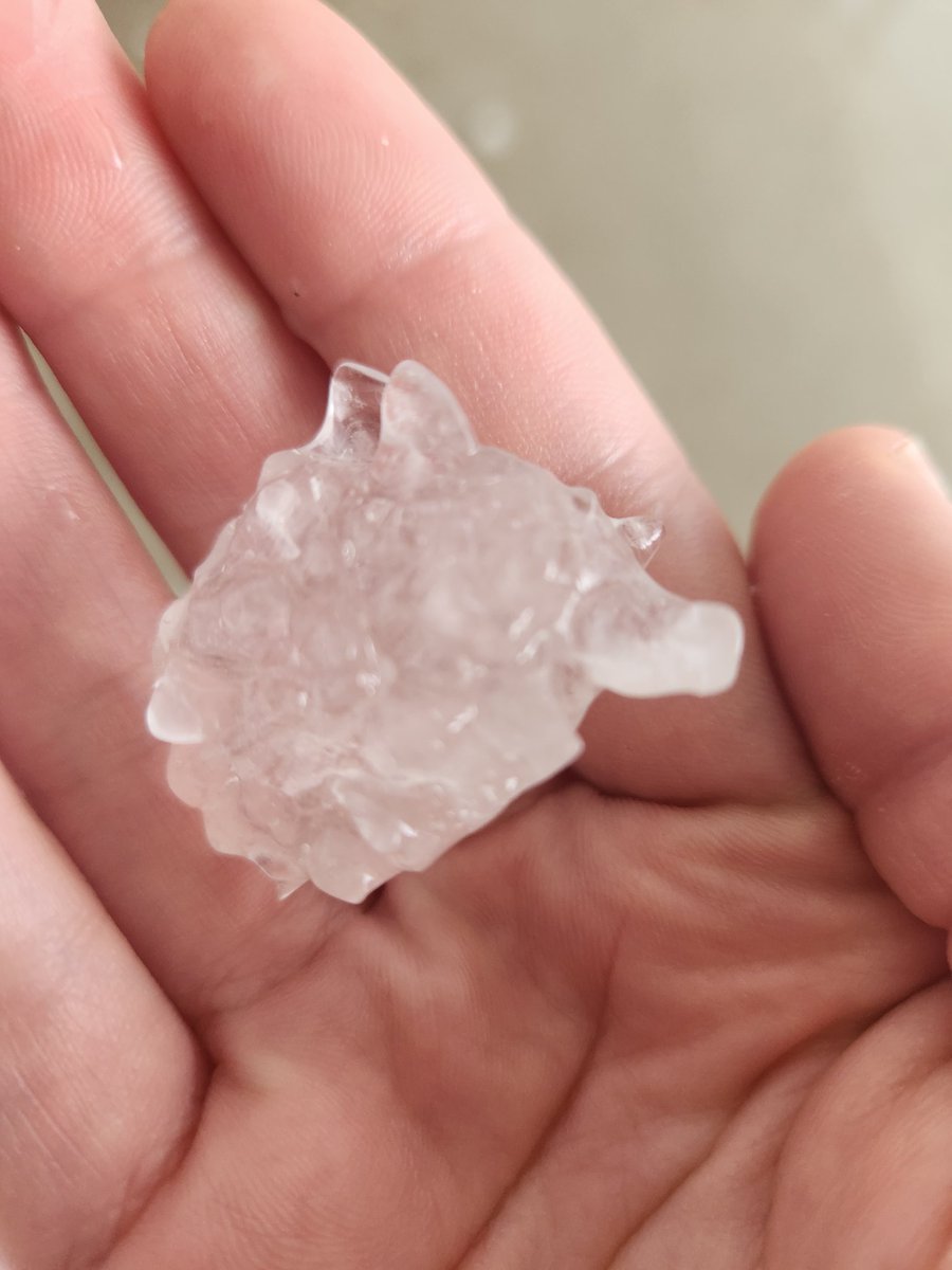 sadface07's tweet photo. just got smacked with hail in Northern Indiana @ryanhallyall @NWSIndianapolis https://t.co/680kOmPS0N