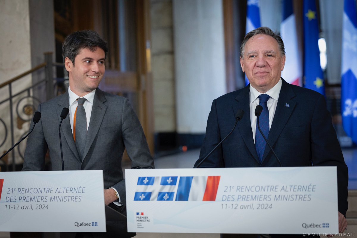 mboisvert_dg's tweet photo. La semaine dernière, les plus hautes autorités politiques #FrQc ont montré la qualité des liens qui unissent leur nation.
@Quebec_FR reste engagée au développement de cette relation prioritaire pour le Québec et nos générations futures.
 
➡️ https://t.co/LjTnXqZrsm https://t.co/B90rMu1Jqk