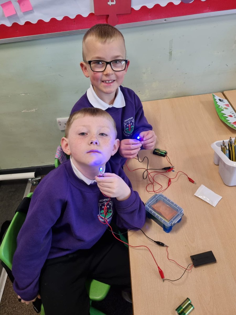 This week, P2 and P3/2 have enjoyed learning about electrical circuits and keeping safe 😊