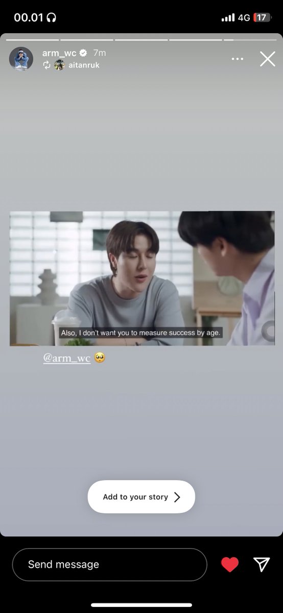 sawatdekha's tweet image. WOAA THANK YOU P’ @arm_wc 😭🫶🏻

 #ArmWC