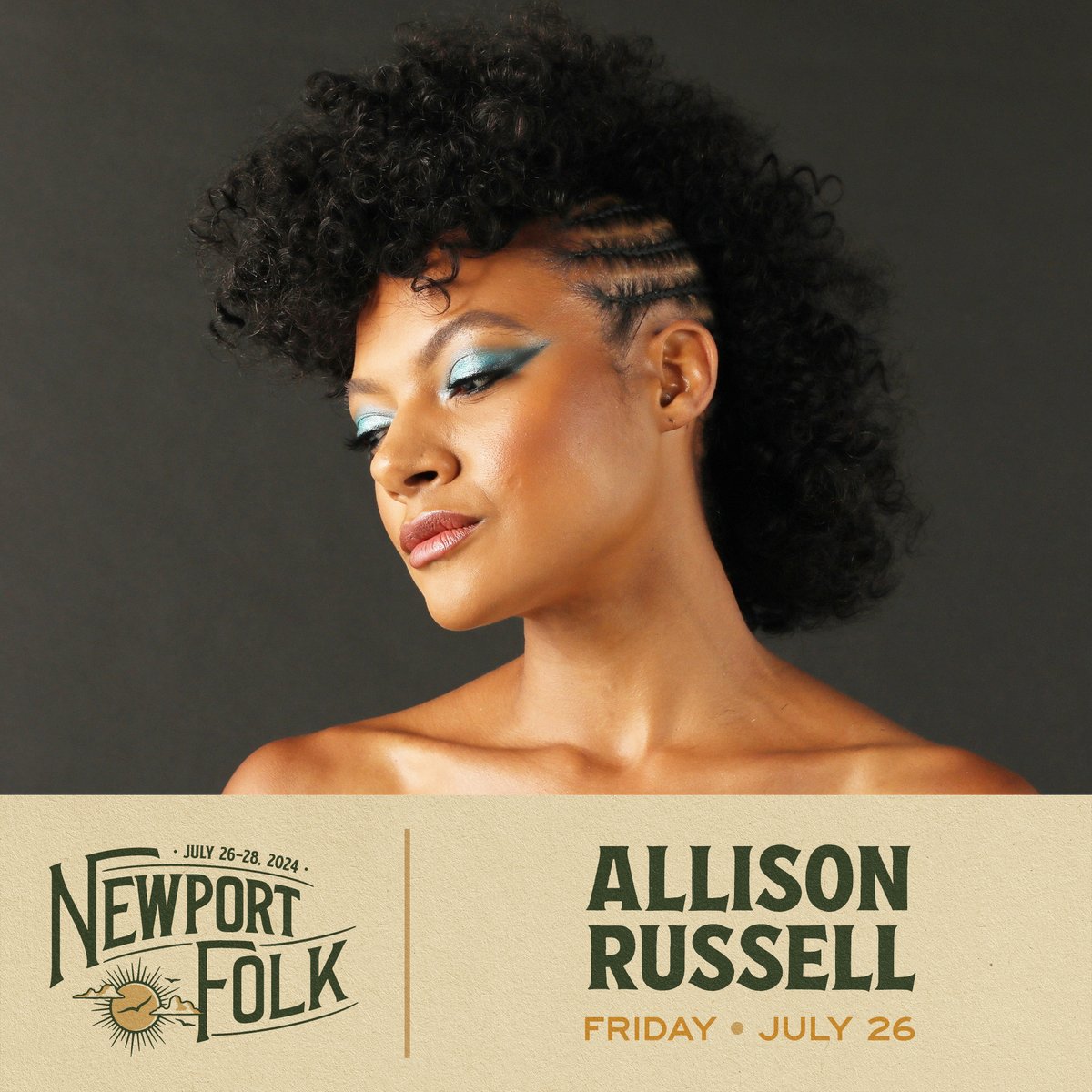 Please join us in welcoming Allison Russell back to the Fort this summer! @newportfestsorg has made a grant to Allison's Once & Future Sounds Initiative, which mobilizes resources to uplift BIPOC artist-activists at a pivotal moment in their creative careers.