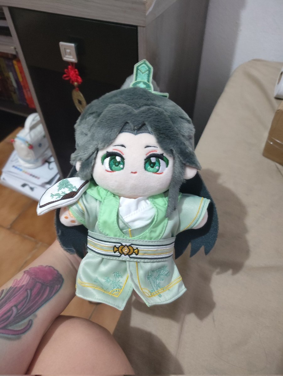 ChuYinReader's tweet photo. Lhes apresento meus novos filhos 🥹
Meu Shen Qingqiu e meu Luo Binghe, mal chegaram e ja estao no love 😭 https://t.co/Bkf4YeocVc