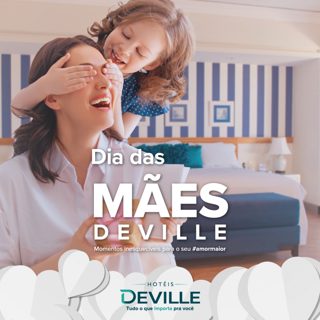 hoteis_deville's tweet photo. O melhor presente para o seu #amormaior ❤

Celebre o Dia das Mães nos @hoteisdeville!

✅ Pacote de hospedagem com almoço com cardápio exclusivo, mimo surpresa, late check-out (sob disponibilidade) e café da manhã especial. 

Faça a sua reserva: https://t.co/Bed27YBrVW https://t.co/gA2XpZCjvc