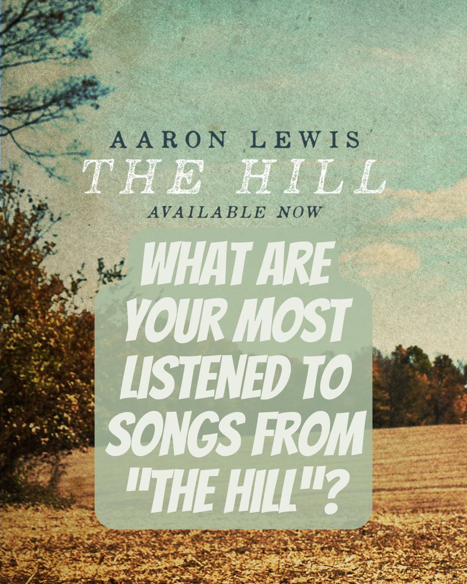 Two weeks since “The Hill” released! What tracks do you have on repeat? 💿 🇺🇸 🎧