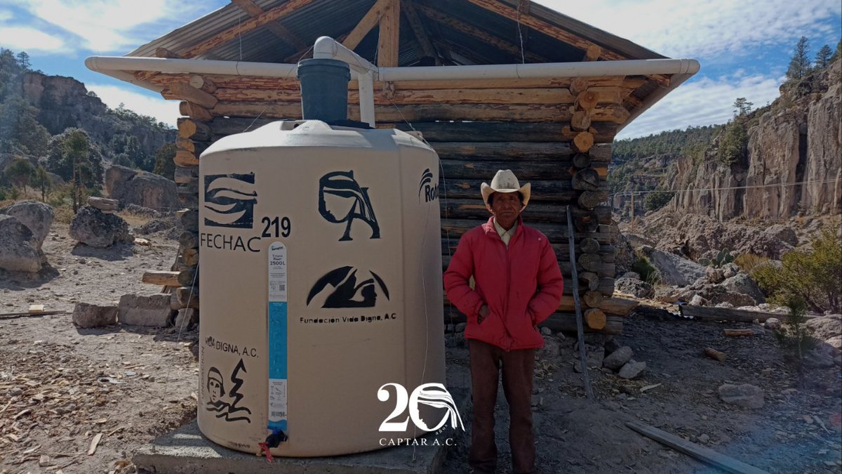 CAPTAR_'s tweet photo. El bienestar de las familias en la Sierra Tarahumara es nuestra mayor recompensa 💙

#sierratarahumara #captaciondeaguadelluvia #agualimpiaparatodos #ods2030 https://t.co/yMb5YMJ4ug